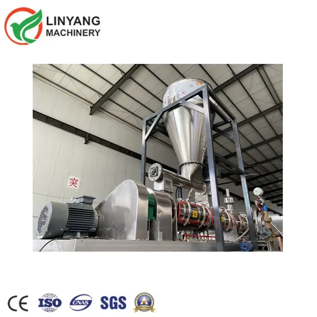 High Productivity LY-95 Pet Feed Making Machine High Capacity Dog Fish Bird Food Equipment Twin Screw Extruder