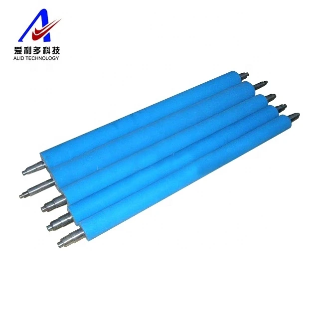 Rubber vulcanized rollerfor dyeing and printing machine
