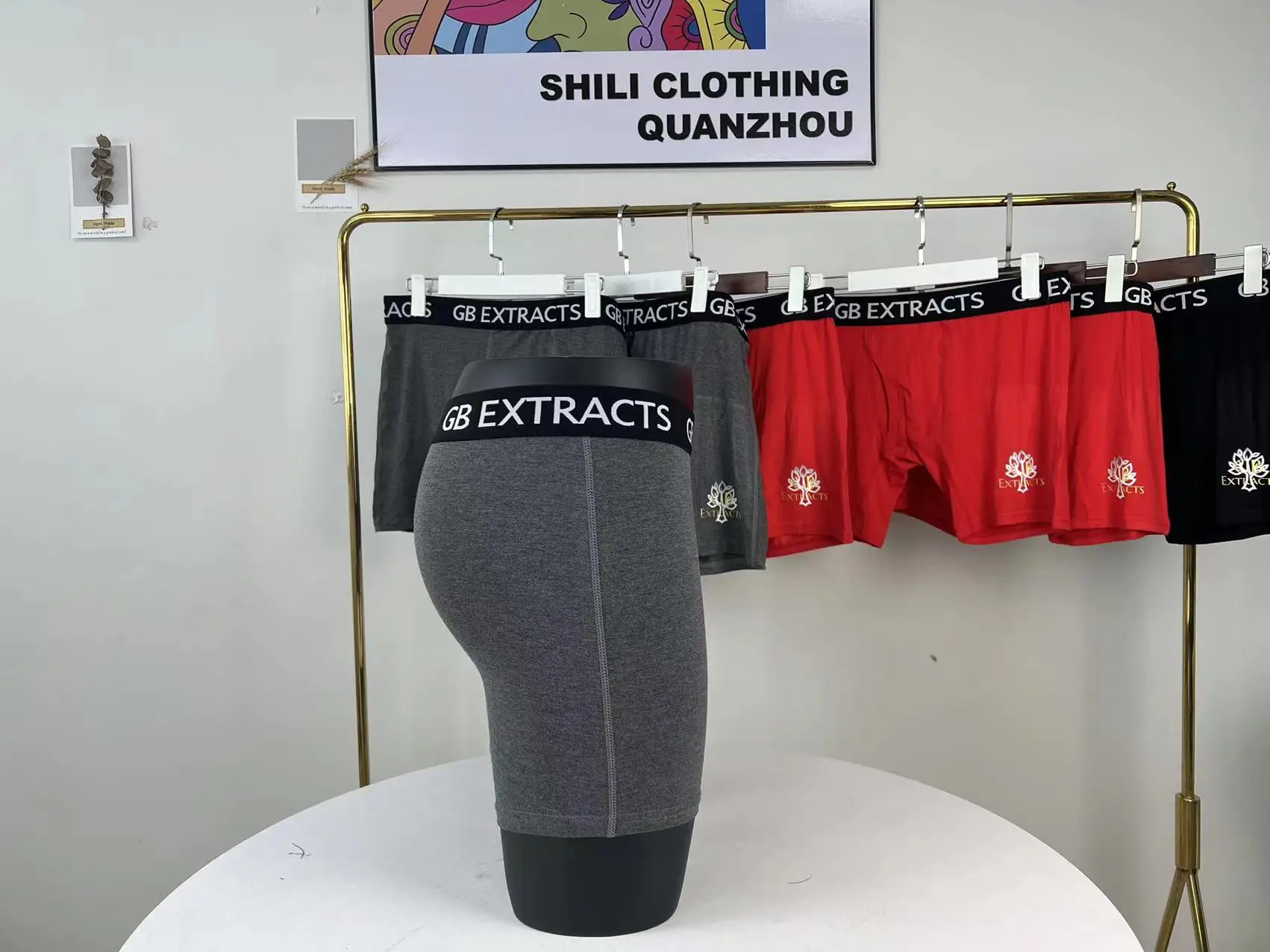 Комплект нижнего белья из бюстгальтера и трусов красные трусы-боксеры для мальчиков вискозы женские трусы с длинными штанинами спортивные хлопковые индивидуальным логотипом под заказ нижнее белье