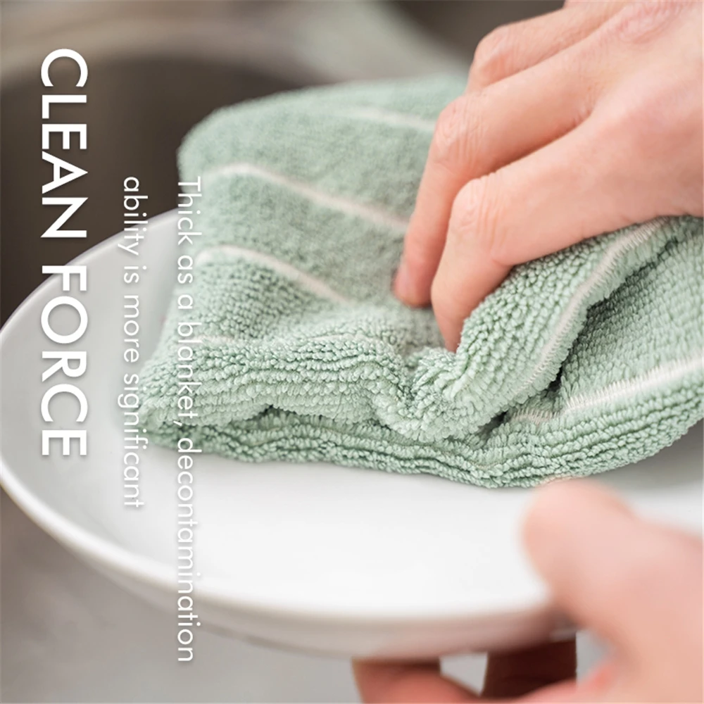 Cleaning products for household All Purpose Microfiber Towels Clean Dust Absorbent Dish Rags Cleaning Cloths for House Kitchen