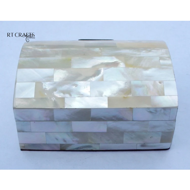 Natural Crafts MOP Jewelry boxJewelry case 100% Handmade Mother Of Pearl Jewelry Box From The Philippines