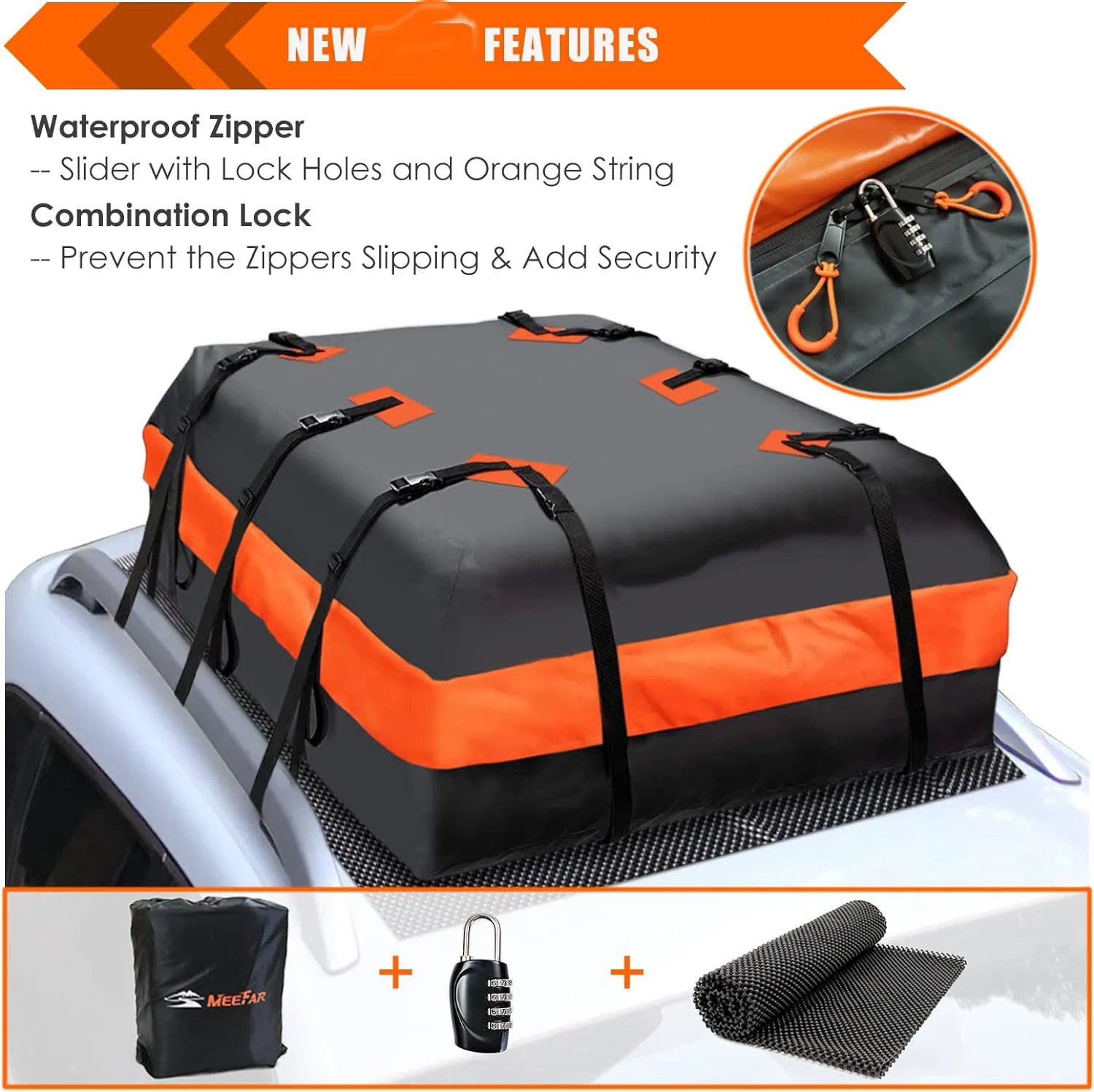 Custom BSCI factory Waterproof luggage Rooftop top Cargo Carrier Car Roof Bag
