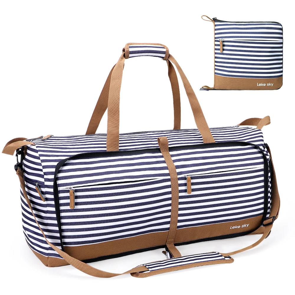 
Wholesale amazon portable storage duffle bag multi functional waterproof folding travel bag with logo 