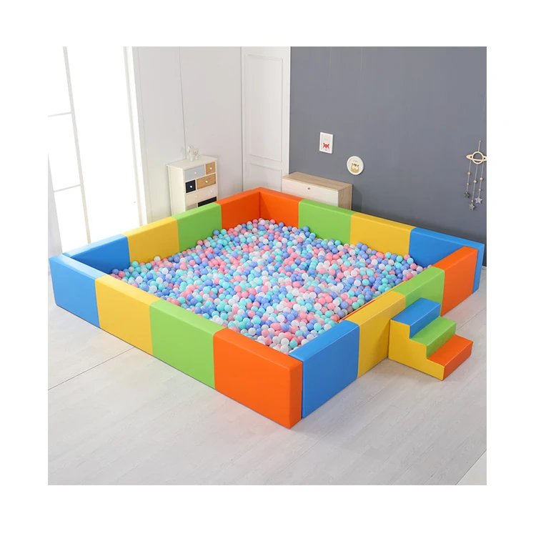 Colorful Big Plastic Indoor Soft Play Ball Pit For Playground Kids Ball Pool