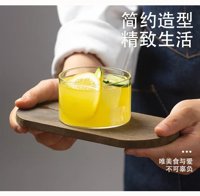 High Temperature Pudding Glass Ice Cream Yogurt  Milk Coffee Cup Oven Delicate Baking Mold Dessert Glass Cup