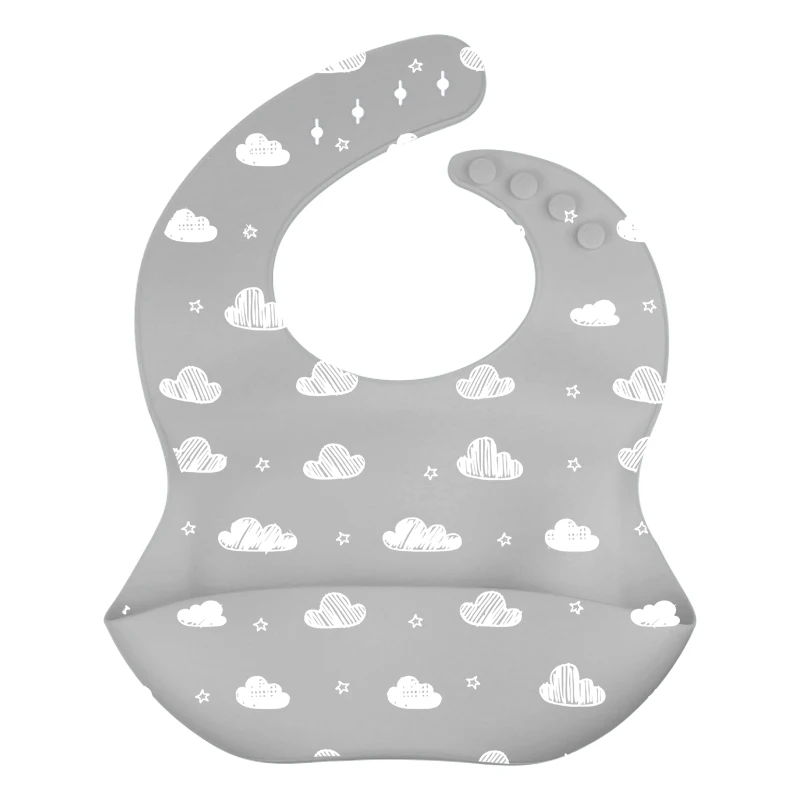 Hot Sale Silicone Baby Feeding Bibs For Baby Children Girls