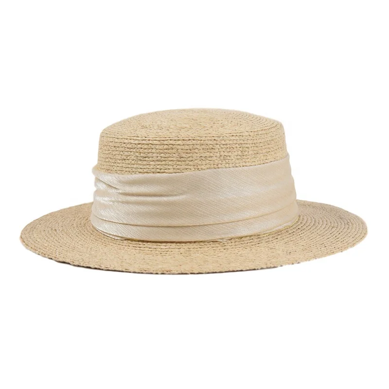 Customize Luxury Colourful Raffia Straw Fashion Lady Women Hat for Summer Sun Screen