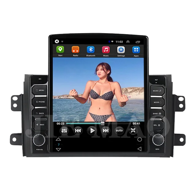 Автомобильный DVD-плеер, автомобильный видеоплеер для Suzuki SX4 2006-2014, автомобильная стереосистема, аудио, GPS-навигация, мультимедиа