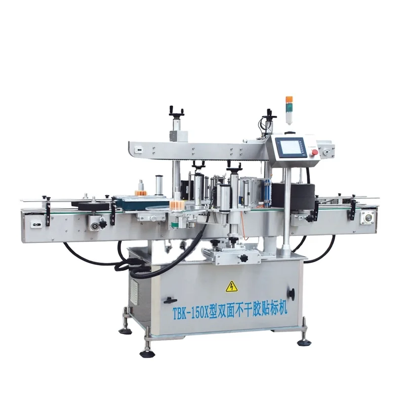 
TBK-150X Full automatic double sides labeling machine for square bottle 