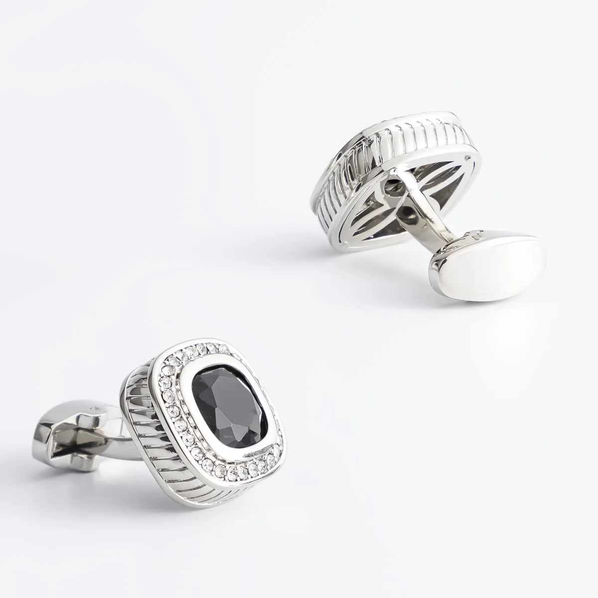 2024 new boyi Custom Epoxy Cufflink Golf Vintage Cheaper Steampunk Square Cufflinks for Men