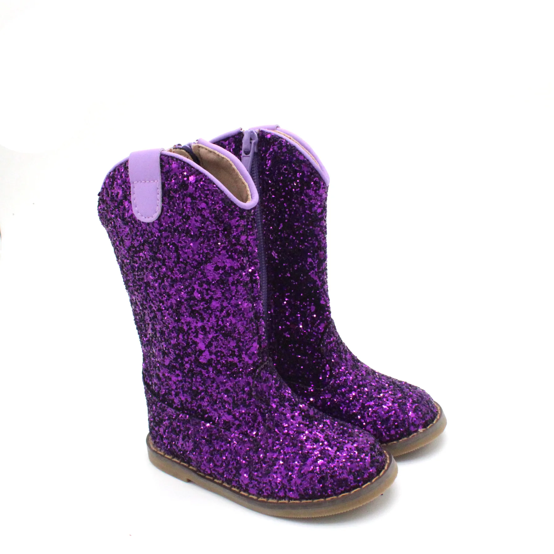 Autumn and winter 2022 spring onion pink Gretel pink high tube boots middle and small girls Western Cowboy Boots