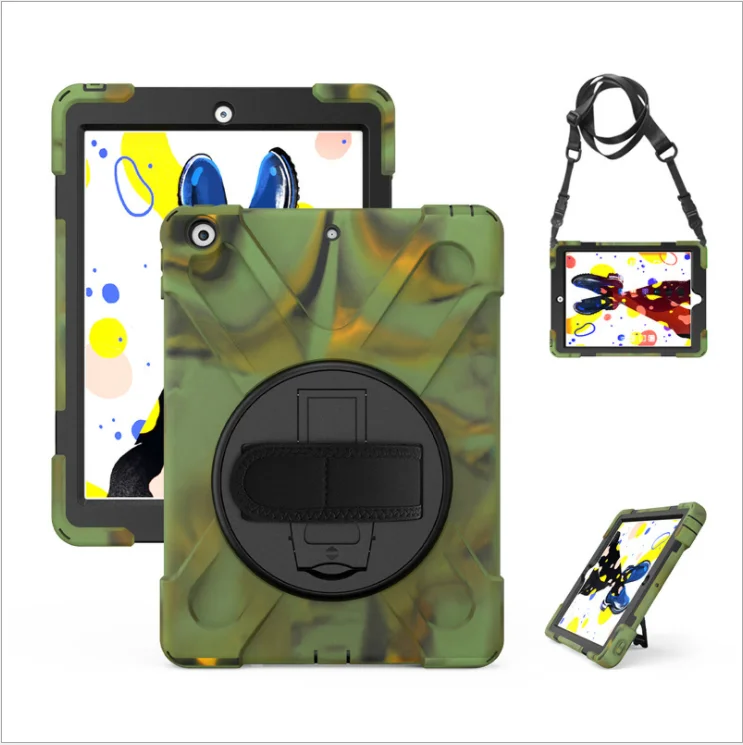 
Shoulder strap rugged bumper rubber tablet case for Surface Go 1 skin with stylus holder 