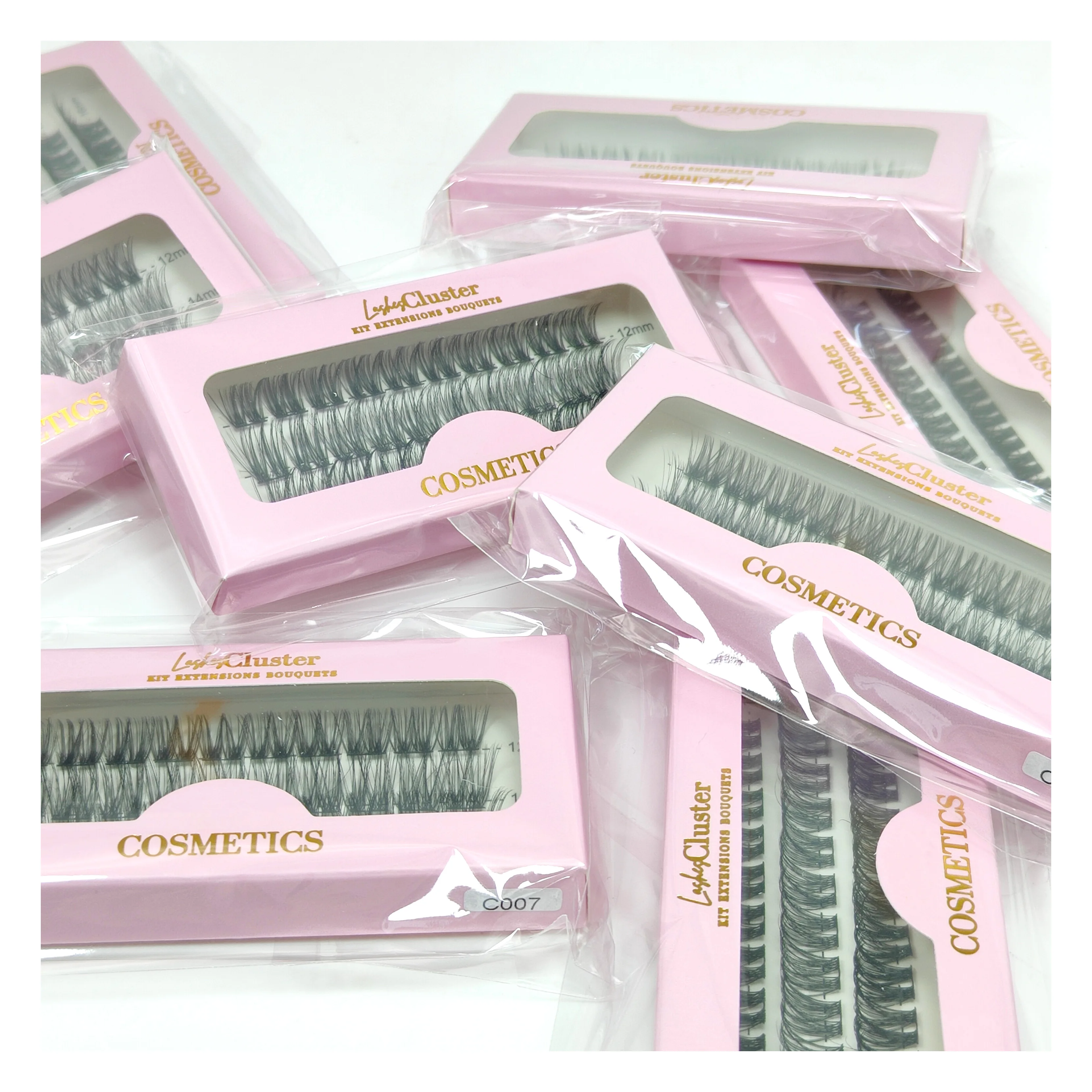 Beauty Eyelashes Vendor DIY Cluster Lashes Wholesale Eyelash Extensions Segmented Lash Clusters