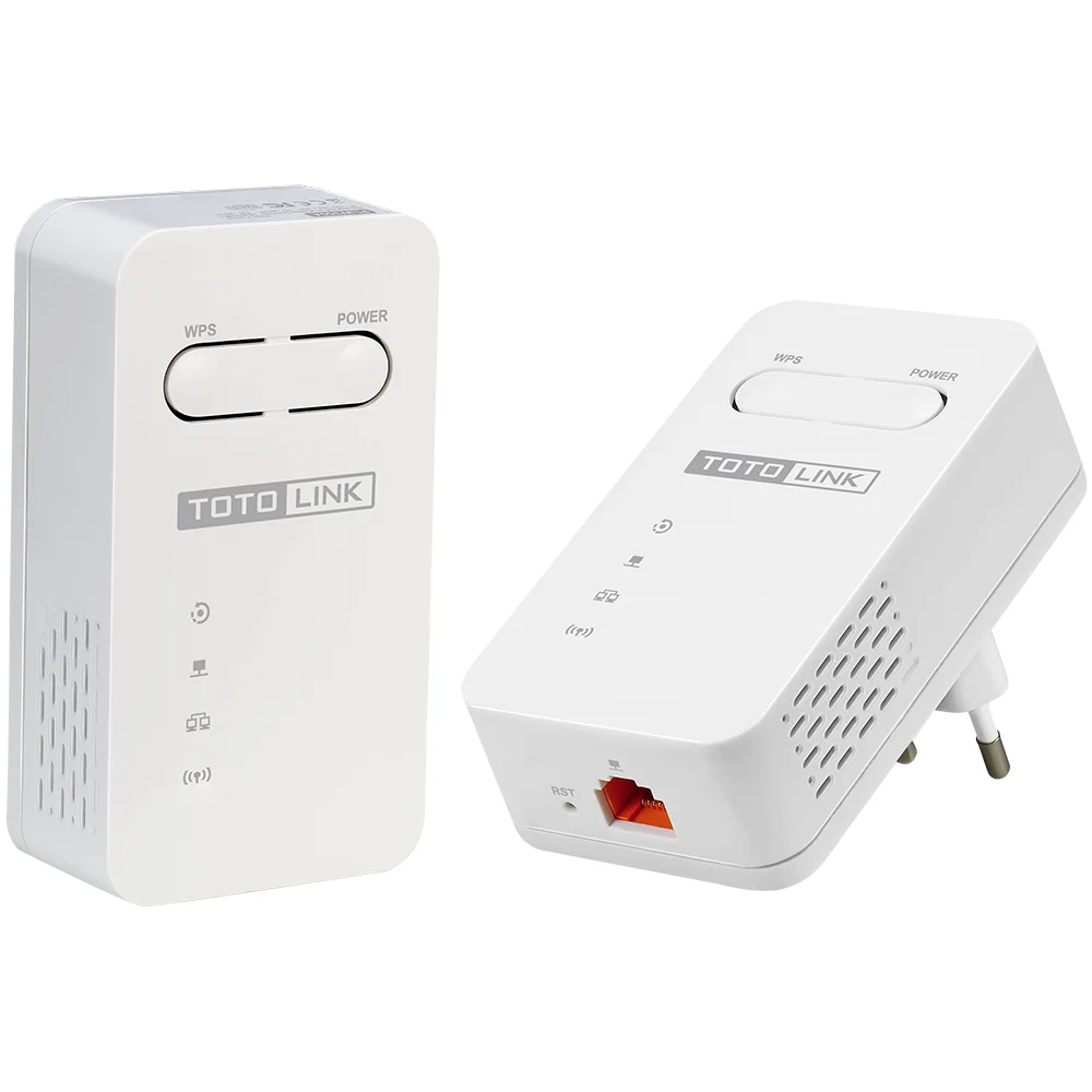 TOTOLINK Extensor Adaptador 200Mbps over Powerline Wired router Homeplug AV PLW350 KIT Ponte Metros de Cobertura