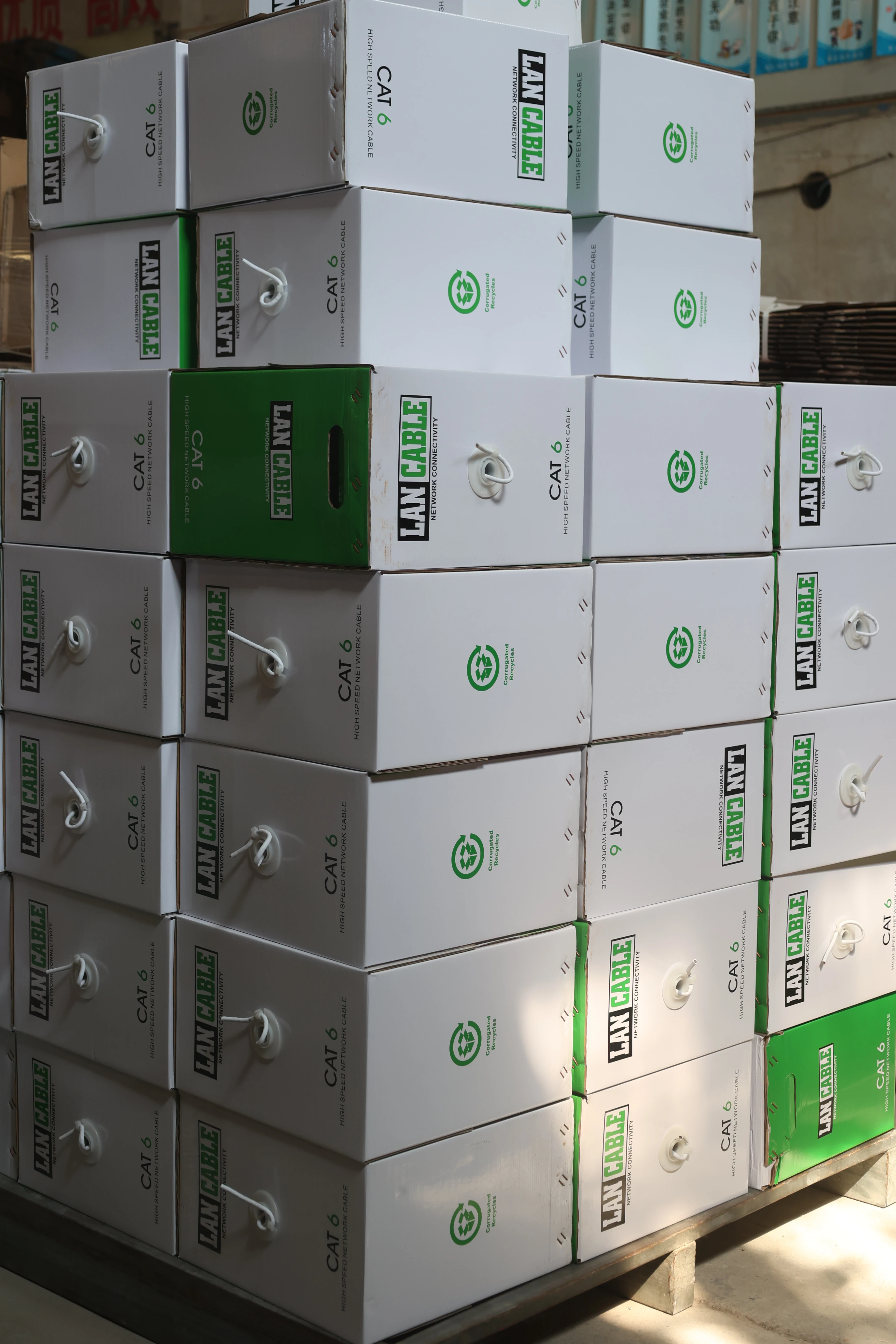 Chinese Manufacturer Wholesale OEM 305m Easy To Pull Out Box Cat 6 Twisted Pair Wires CCA Networking Wire Cat6 UTP Indoor Cable