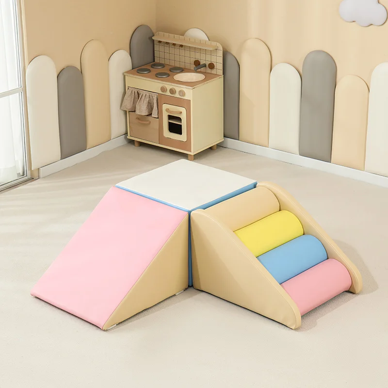 New Style Kids Soft Play Equipment Indoor Playground Soft Play Set Safe Soft Slide Climber