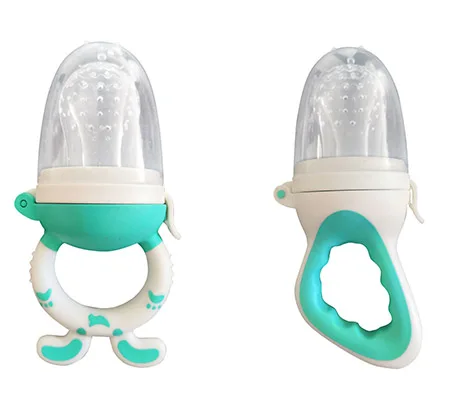 Оптовая продажа безопасная детская силиконовая пищевая кормушка детская соска для кормления соска детское фруктовое зубное кольцо
