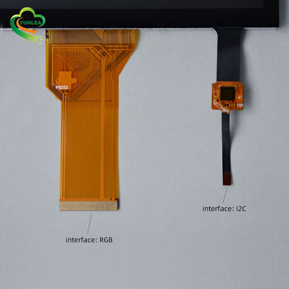 High Brightness Resolution 800x480 IPS 7 inch TFT LCD RGB Or LVDS TouchScreen Panel