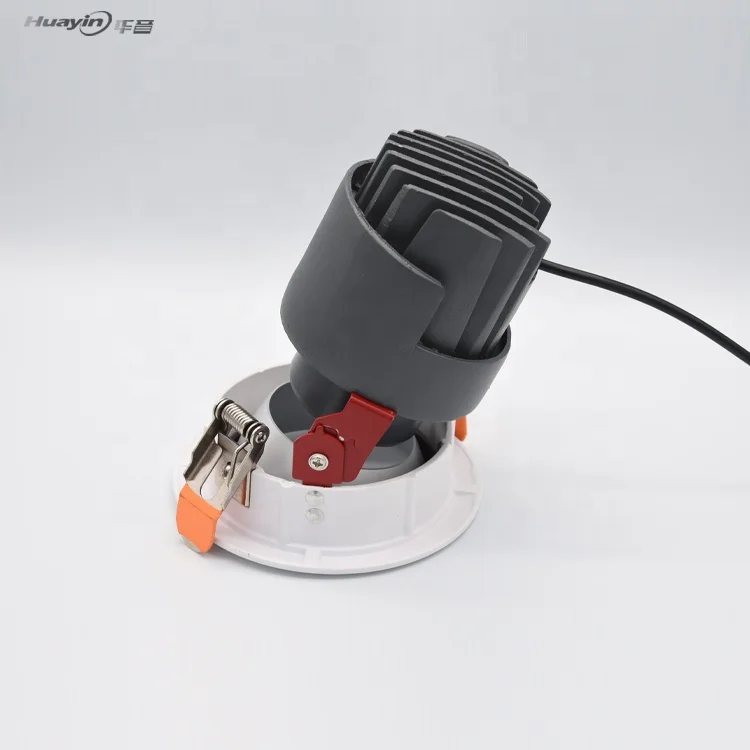 97Ra Commercial indoor projector adjustable dimmable  25W 30W 35W recessed cob ceiling led profile spotlight