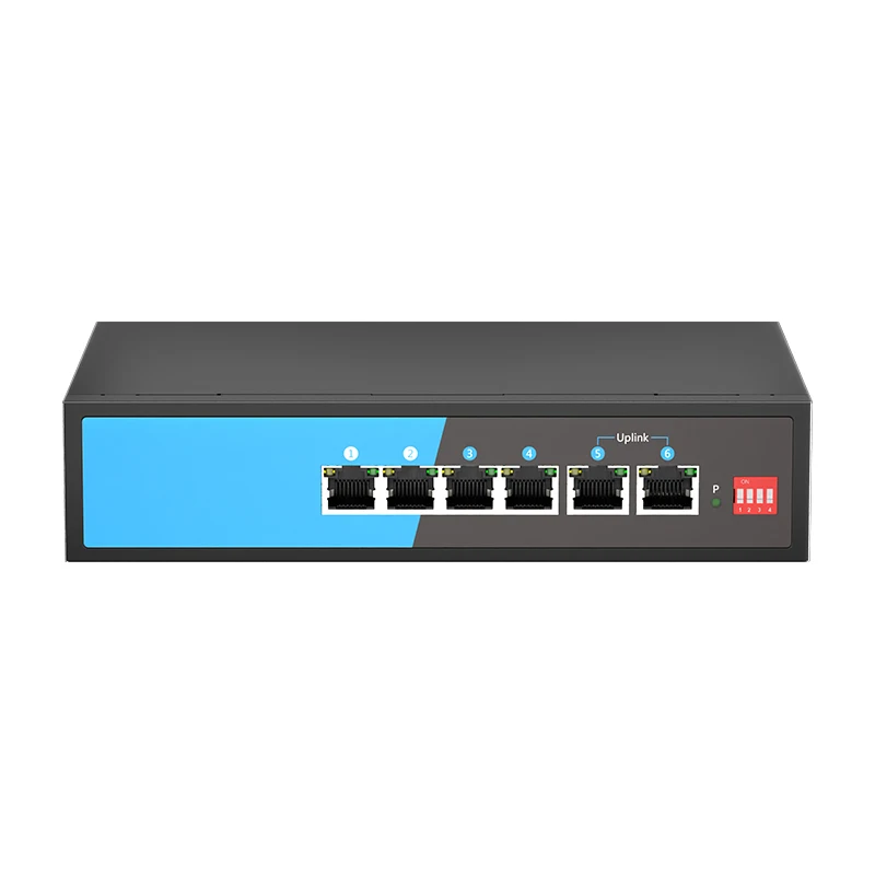 Factory source 5 8 10 ports PoE network switch 100Mbps OEM ODM support CCTV monitoring desktop