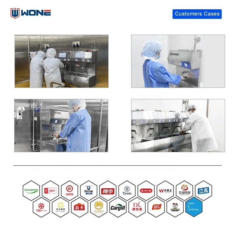 Hygiene Cleaning Station For Hands Washing And Sanitizing Entrance Control Equipment