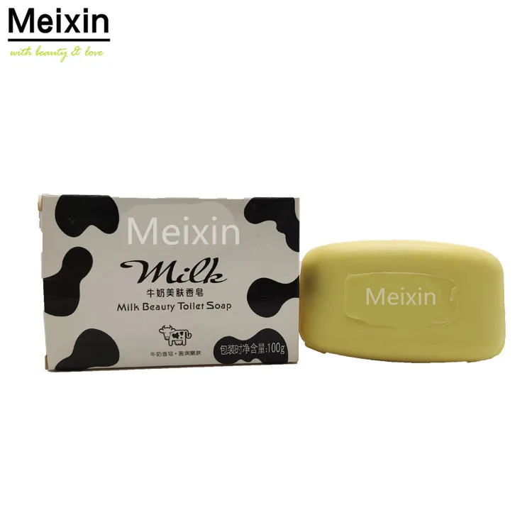 Meixin Private Label Body skin Acne Whitening Rice Soaps Goat Milk Soap