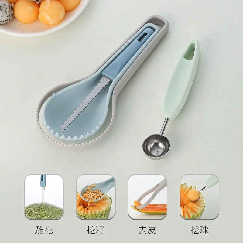 Hot Selling Product Stainless Steel Fruits And Vegetables Cutting Tools Pumpkin,Papaya, cantaloupe, watermelon