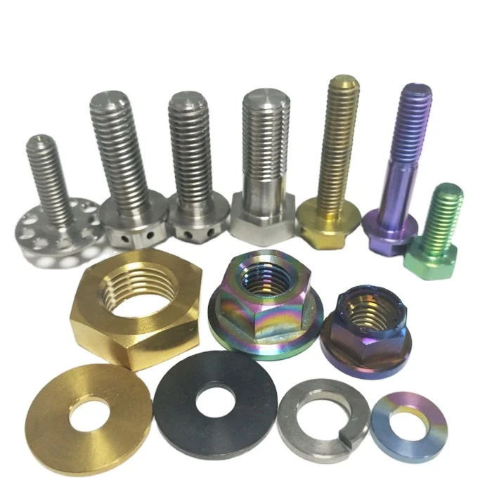 Factory price grade 5 titanium bolts and nuts, fasteners for Auto parts