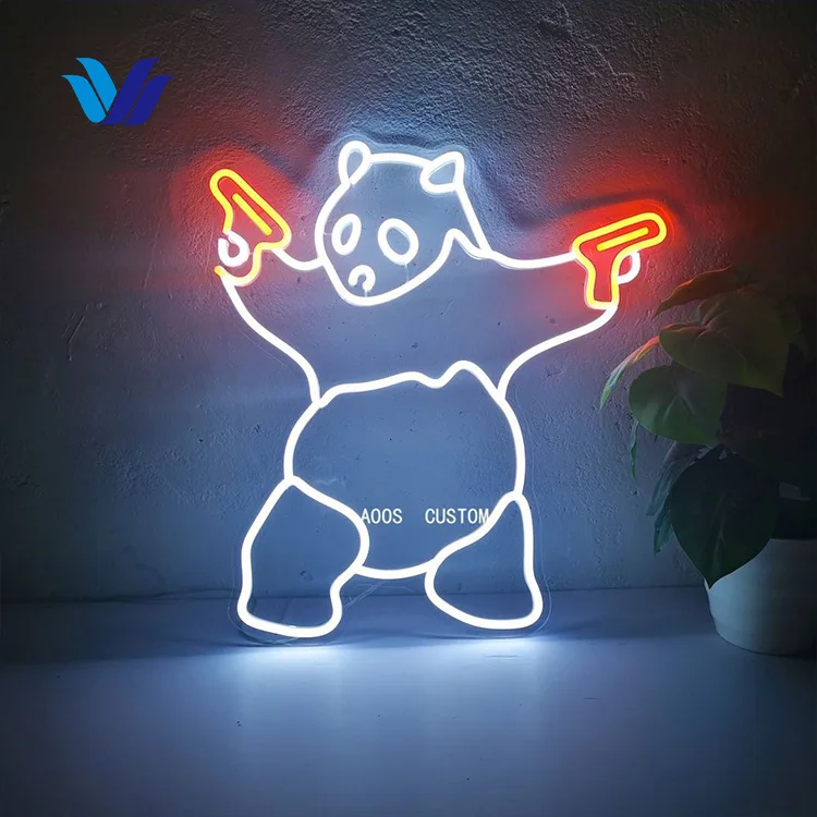 HONGSEN Birthday Decoration Neon Lamp Sign Custom Led Neon Rope Light Wall