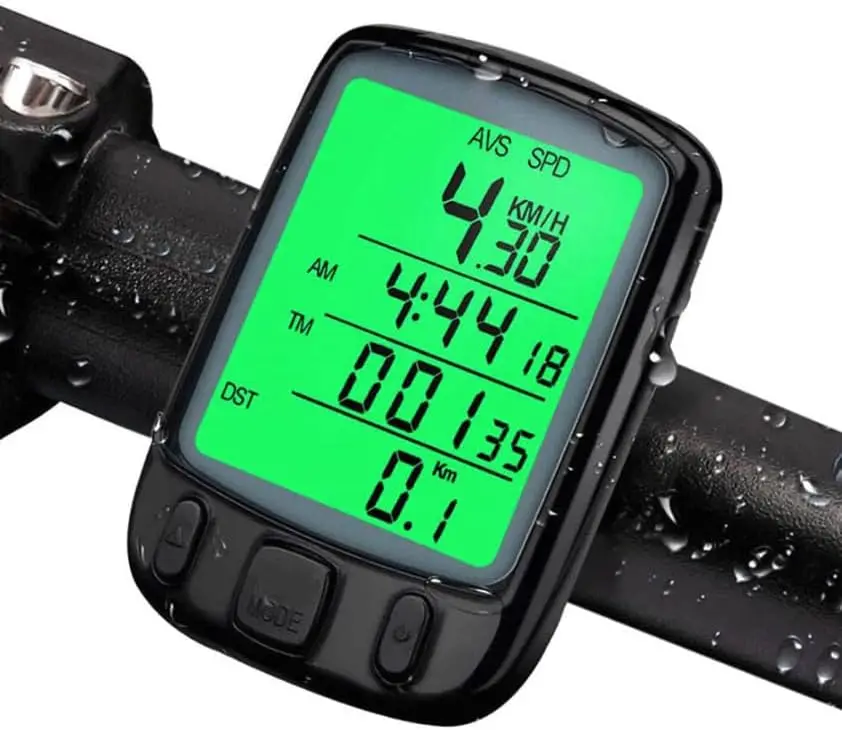 Cycle Digital Odometer Computer Waterproof LCD Wireless Bike Bicycle Speedometer