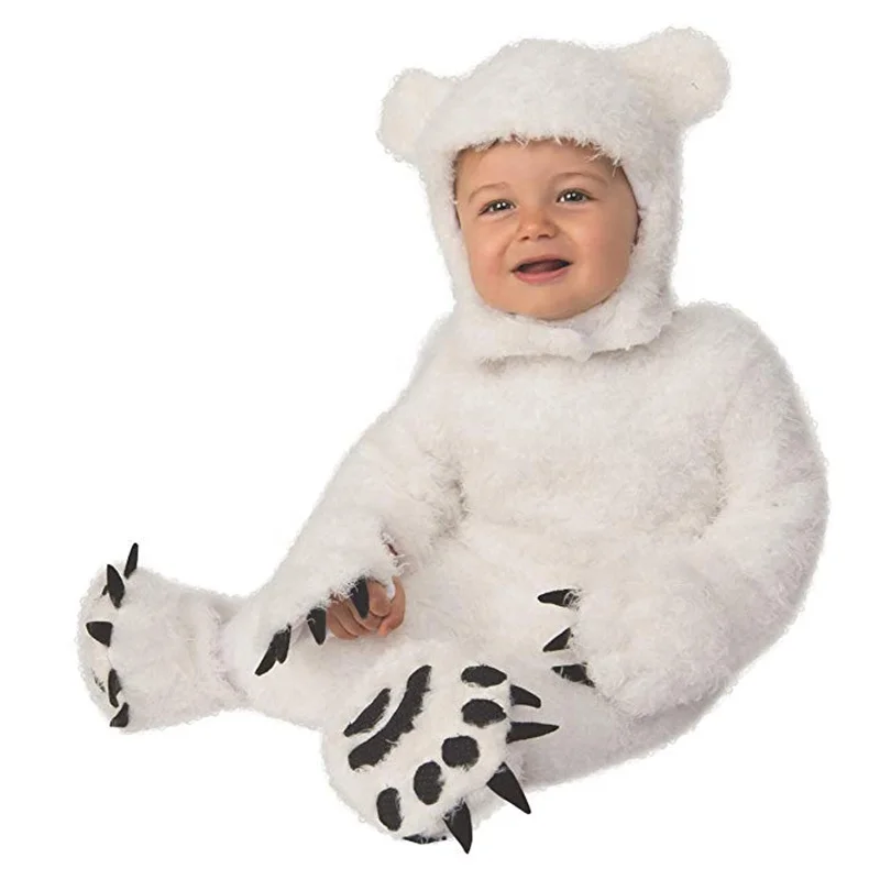 Factory hot sale realistic woman toddler man polar bear sexy animal costume