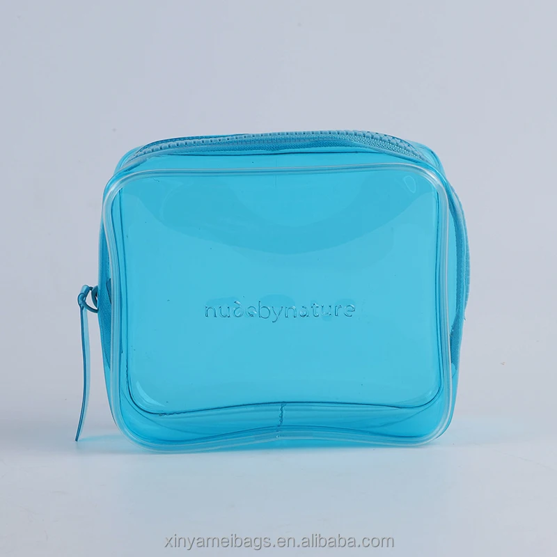 private embossed label cosmetic bags cases pouch clear pvc zipper plastic swimwear bag packaging for swimwear bikinis towels