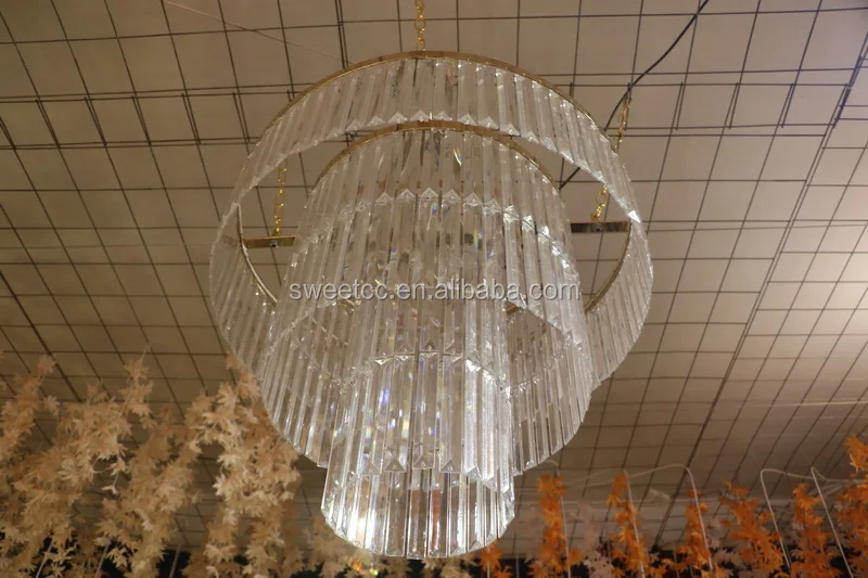2020 LED ring floral ceiling wedding  hanging Decoration for wedding decoration