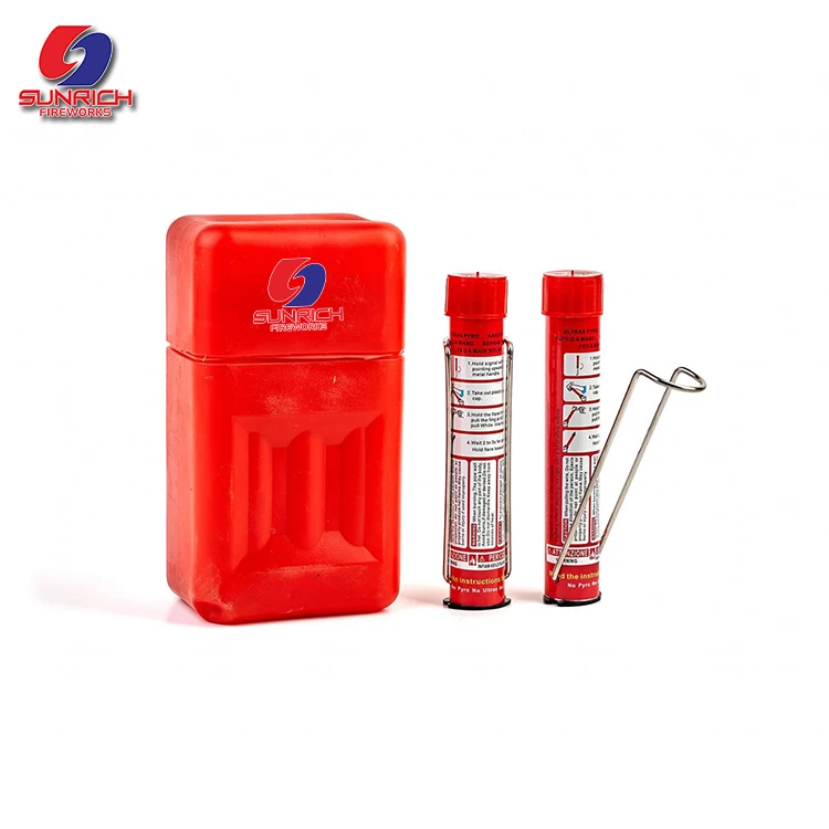 Factory Price Pulling Red Hand Flare Rescue Torch Signal smoke Fireworks