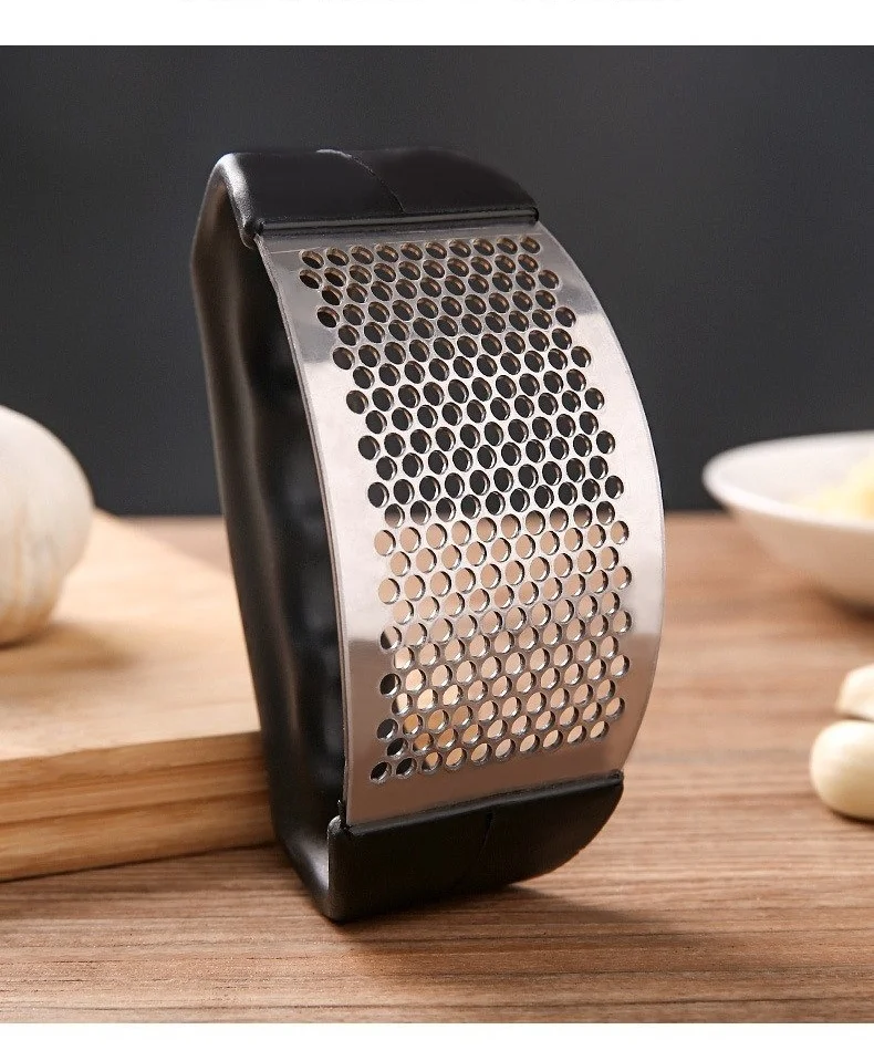 Kitchen Tools Household Accessories Ring Garlic Press Manual Beater Stainless Steel Garlics Masher Garlic Pounder