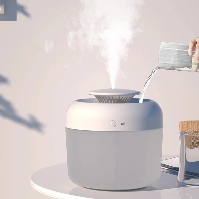 USB Aroma Diffuser Air Humidifier 2.5L High Capacity Ultrasonic Cool Mist Maker Fogger Essential Oil Diffuser With LED Lamp