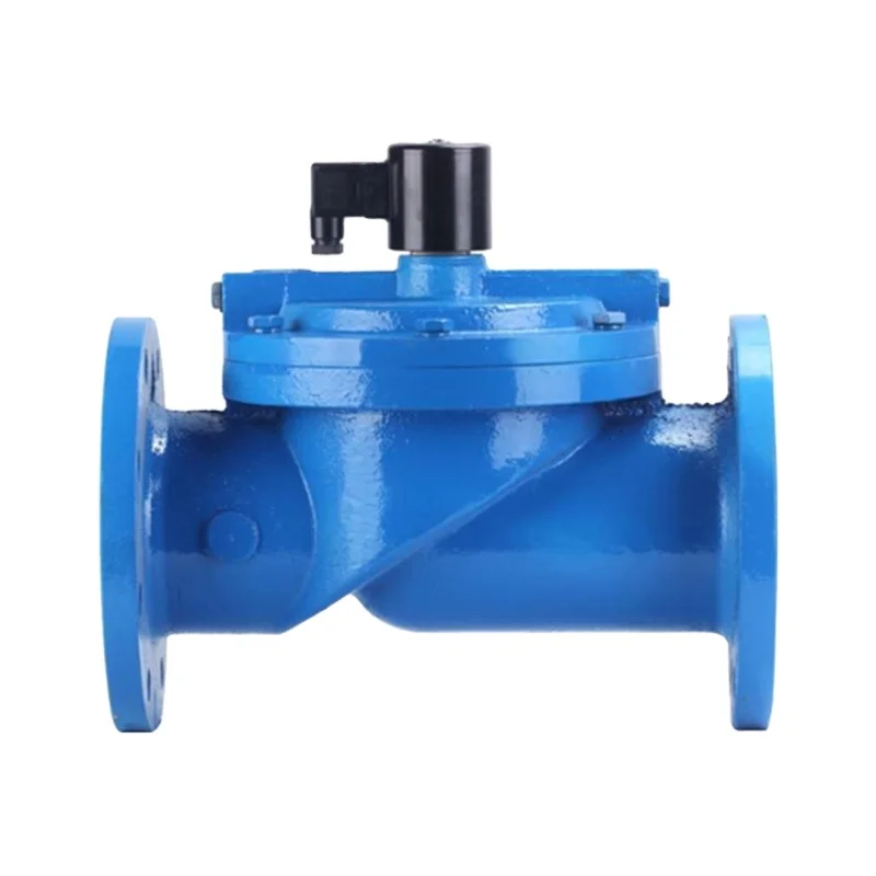 Hewcho Normally closed DF100 4 inch IP 65 cast iron Flange Solenoid Valve