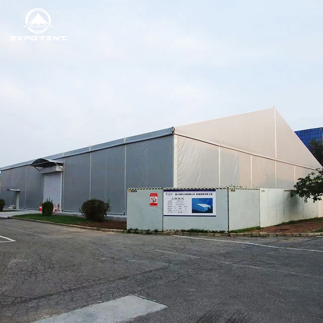 Custom Size Large PVC Temporary Warehouse Tent For Industrial Storage