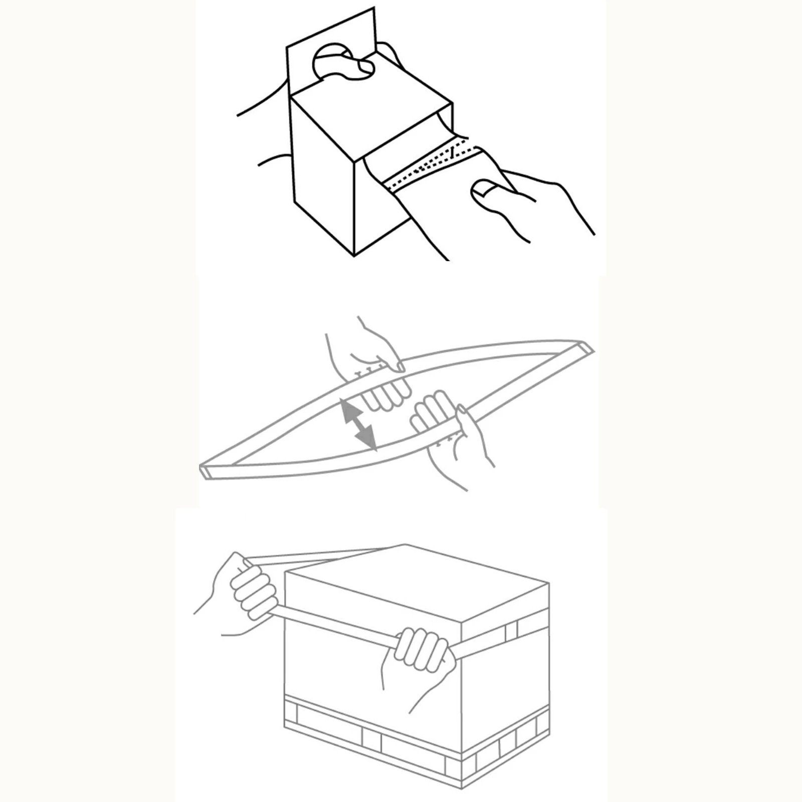 Pallet Stretch Use High Quality Elastic Wrap Plastic Band Ring Film for Intra-plant