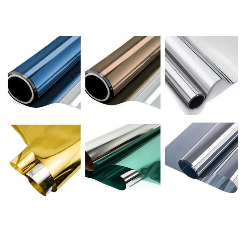 Heat Insulation Film Window Sunscreen Glass Sticker Shading One-way Perspective Privacy Shading Film Light Resistant Glass Film