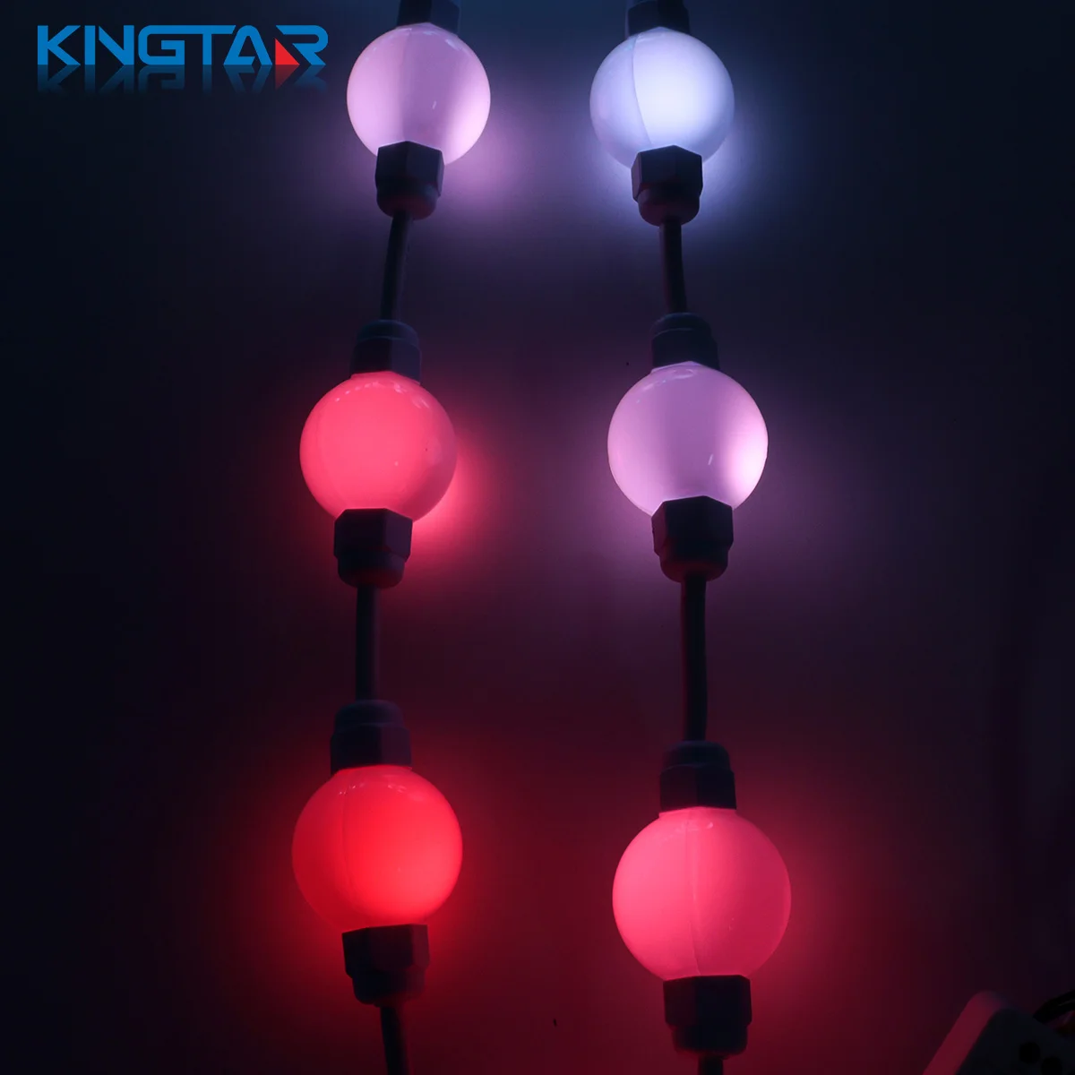 24V UCS1903 RGB СВЕТОДИОДНЫЕ гирлянды 6 светодиодных программируемых 3D пиксельных шариковых ламп