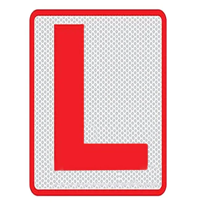 18 Years Factory Custom Reflective L/P Plate Car Sign Sticker for UK Learner Driver