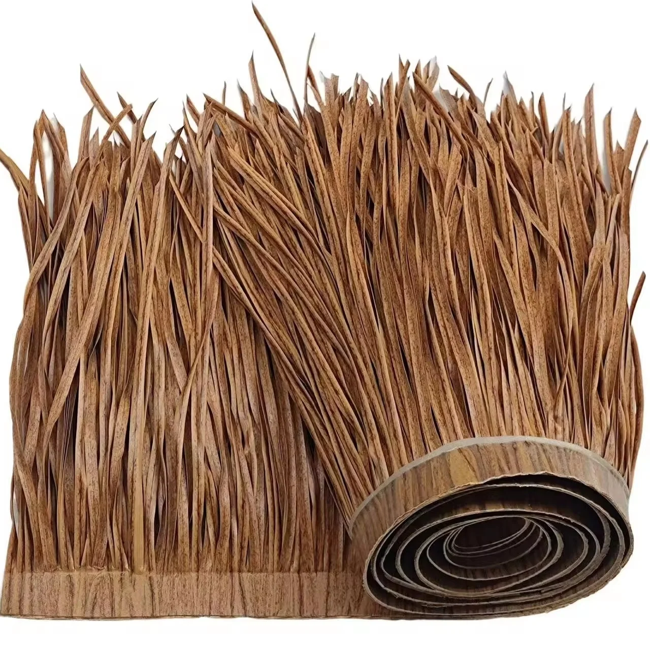 Outdoor artificial palm panel roof thatch tile