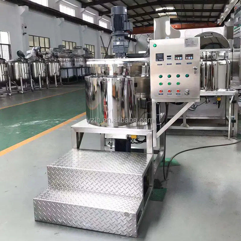 Shampoo Mixer Liquid Soap Hand Wash equipment  500L Maquina para hacer detergente liquido with Mixing and Homogenizer