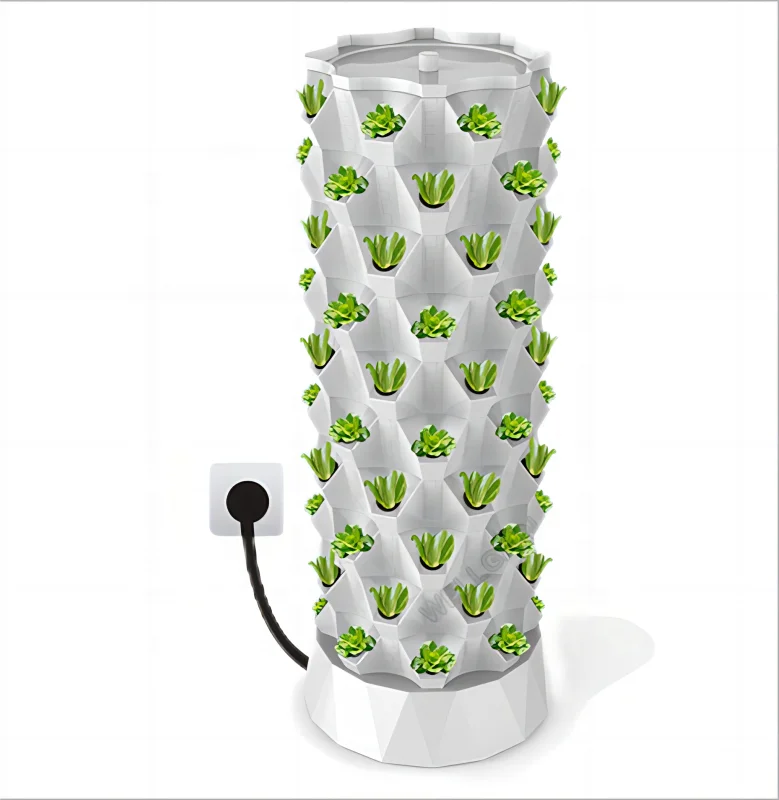 Indoor Vertical Tower Garden Hydroponic Growing Systems for Lettuce Strawberry Commercial Farming system
