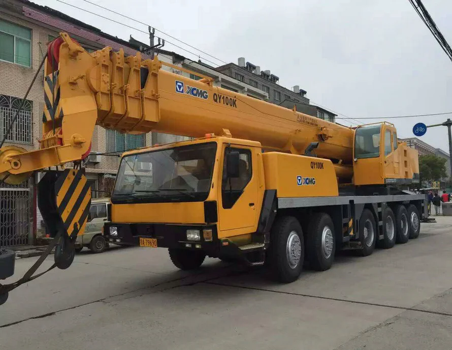 XCMG Official Manufacturer QY100K-I 100 ton used mobile crane truck for sale