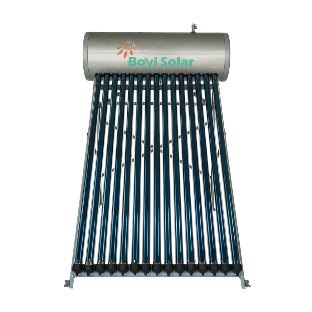 Non-pressure Solar Systems Evacuated Tube Water Heater