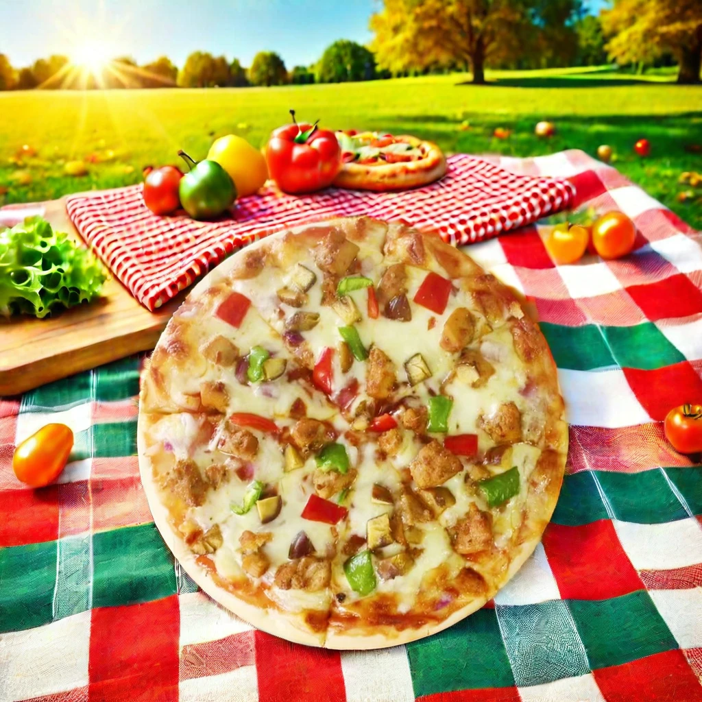 Factory wholesale 6-inch chestnut spicy chicken pizza frozen pizza factory