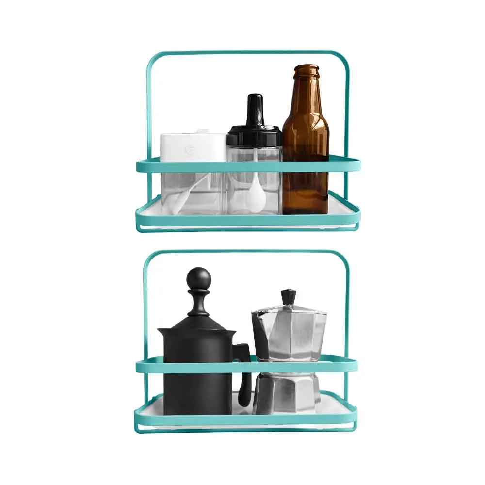 Easy Carrier New Fashion Kitchen Seasoning Rack Coffee Tool store spices and seasoning at hand Condiment Holders With Dust Tray