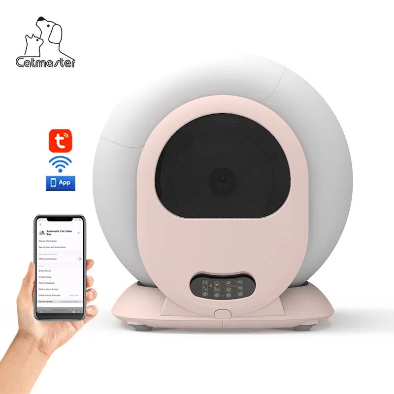 App Remote Wifi Control Auto Electric Detachable Splash-Proof Large Space Smart Self Cleaning Cat Litter Box